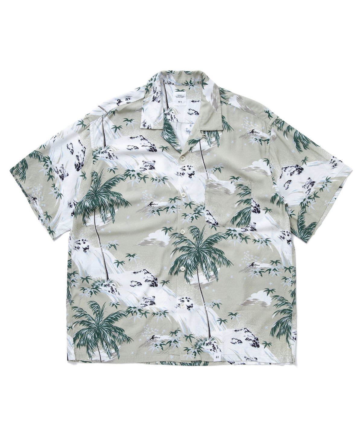 S/S ORG ALOHA SHIRT 