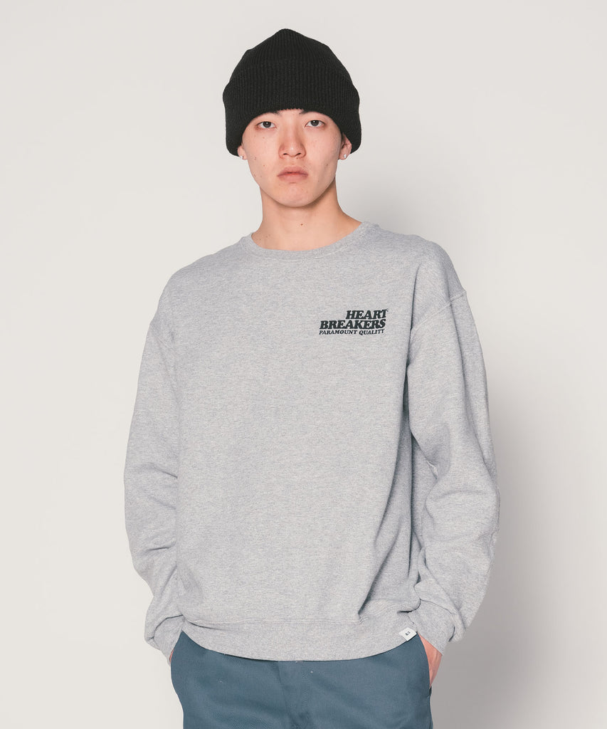 L/S PRINTED C-NECK SWEAT "TRUMAN"