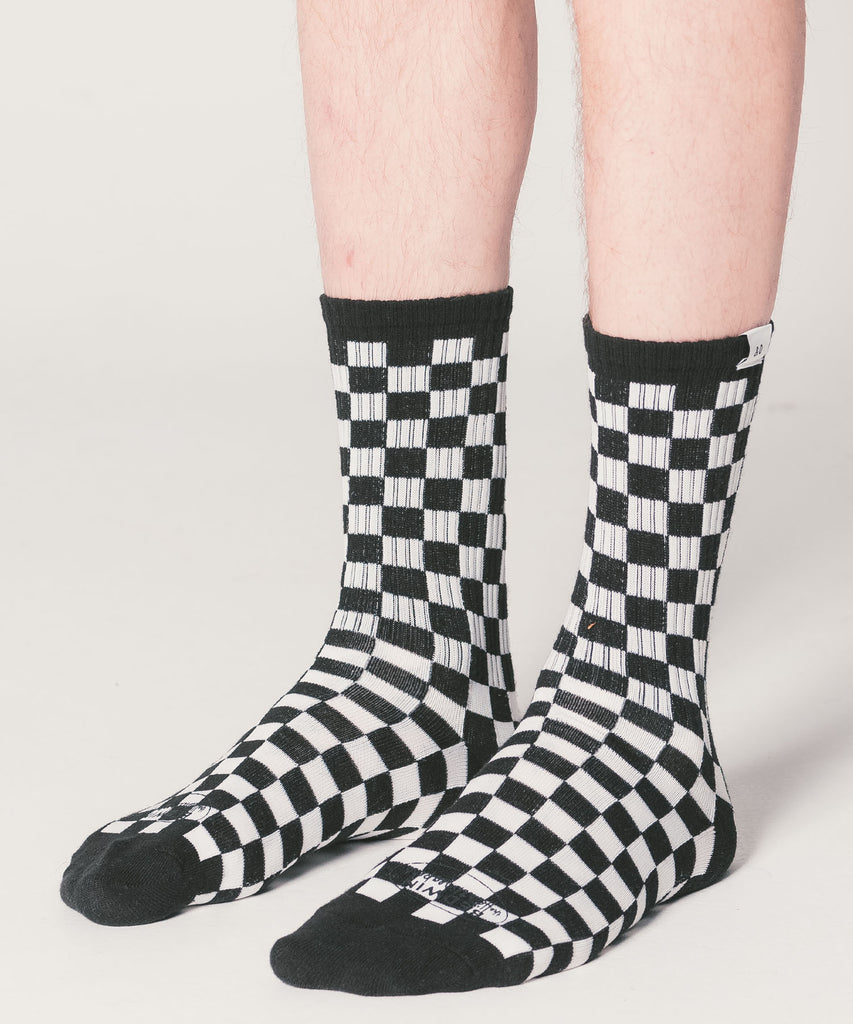 2 Pcs PACK CHECKERED SOCKS "LARRY"