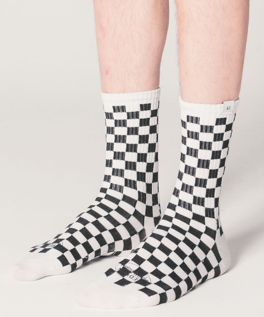 2 Pcs PACK CHECKERED SOCKS "LARRY"