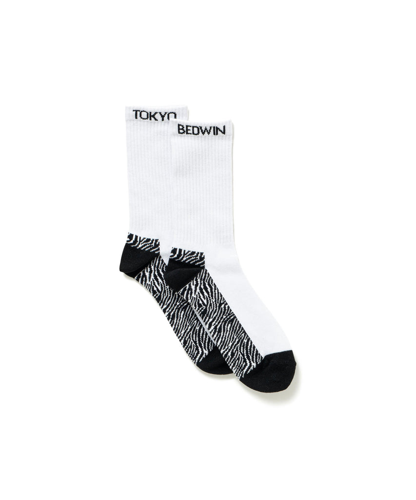 2 Pcs PACK ZEBRA SOCKS "FLETCHER"