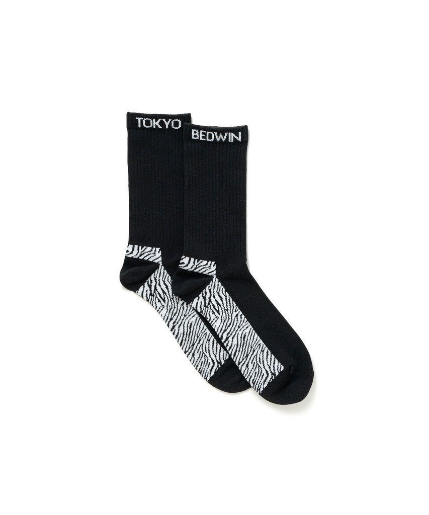 2 Pcs PACK ZEBRA SOCKS "FLETCHER"