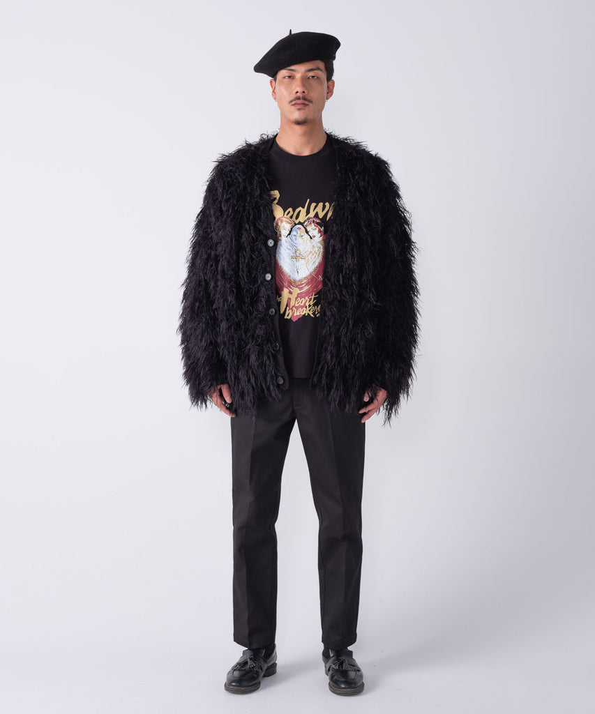 LONG HAIR MOHAIR CARDIGAN "CHEWBACCA"