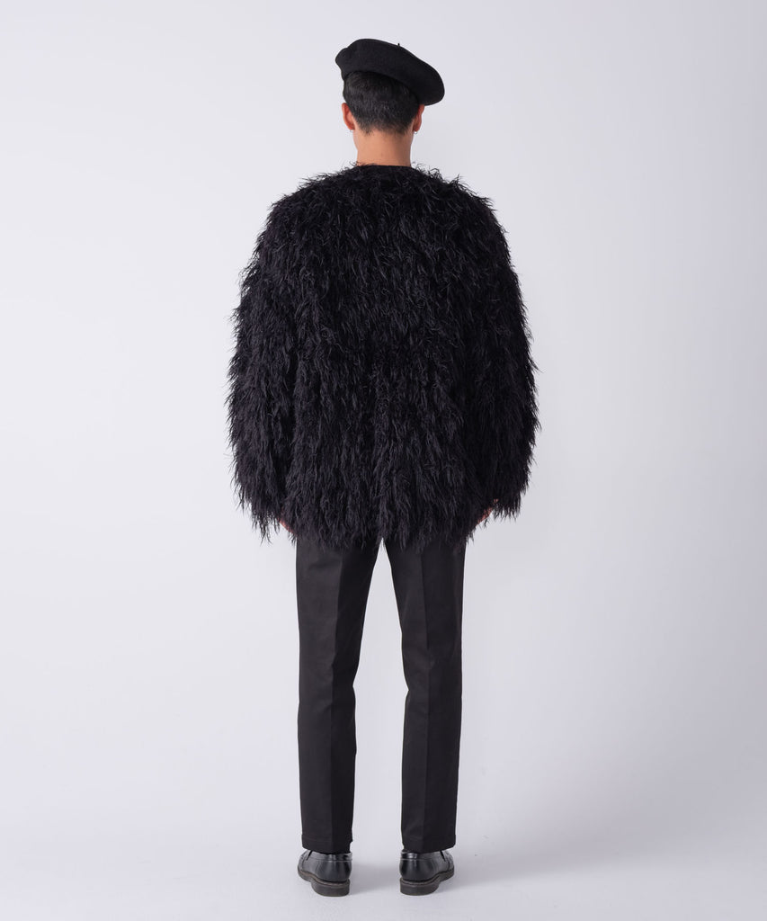 LONG HAIR MOHAIR CARDIGAN "CHEWBACCA"