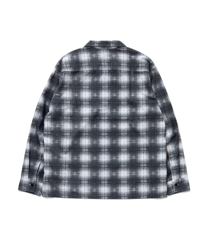 L/S CHECK PRINT NEL SHIRT "RICK"