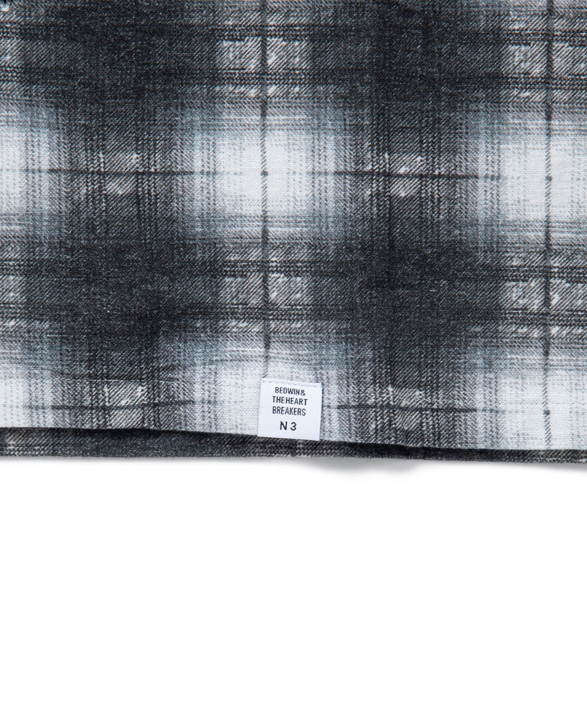 L/S CHECK PRINT NEL SHIRT "RICK"