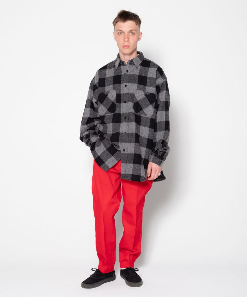 L/S BUFFLAO CHECK BIG SHIRT "BILLY"