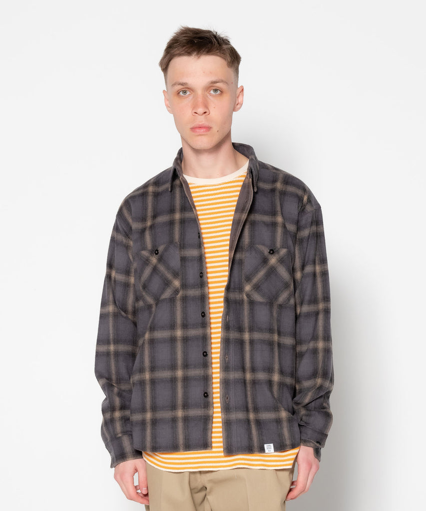 L/S OMBRE CHECK SHIRT 