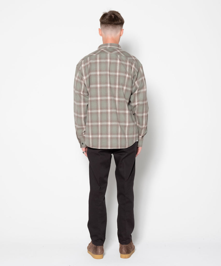 L/S OMBRE CHECK SHIRT 