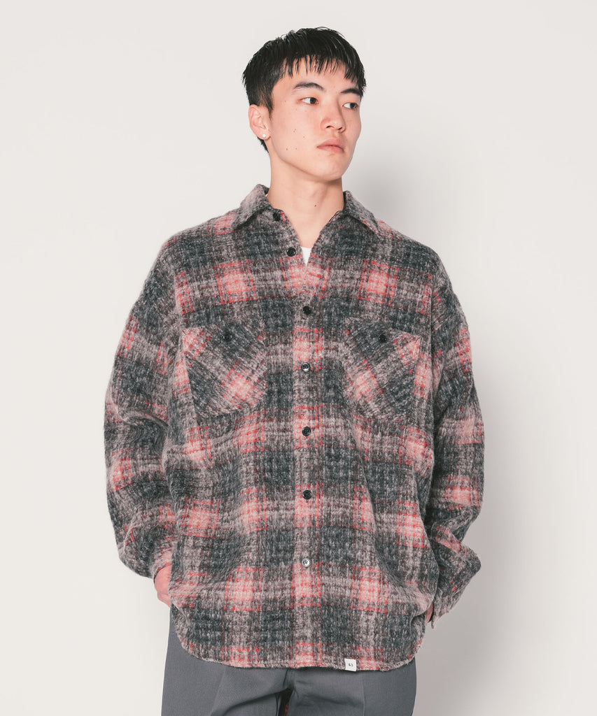 L/S WOOL BIG SHIRT "BILLY"