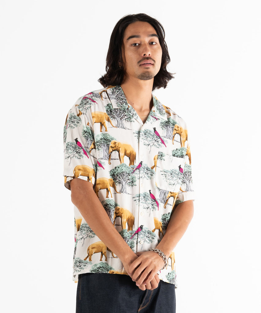 S/S ORG ALOHA SHIRT "ROGERS"
