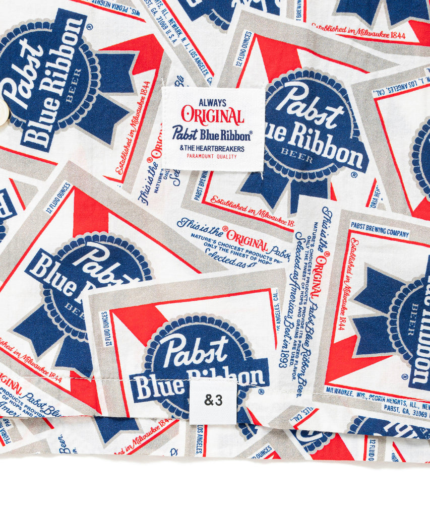 Pabst Ex. S/S OPEN COLLAR SHIRT "COLIN"