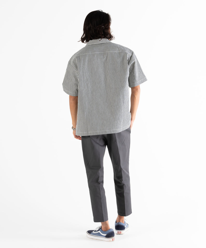 S/S ZIP UP SHIRT "GIBSON"