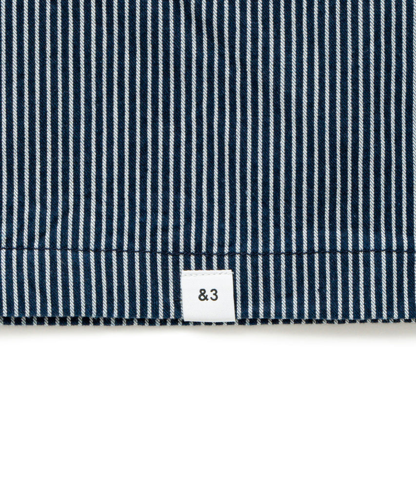 S/S ZIP UP SHIRT "GIBSON"