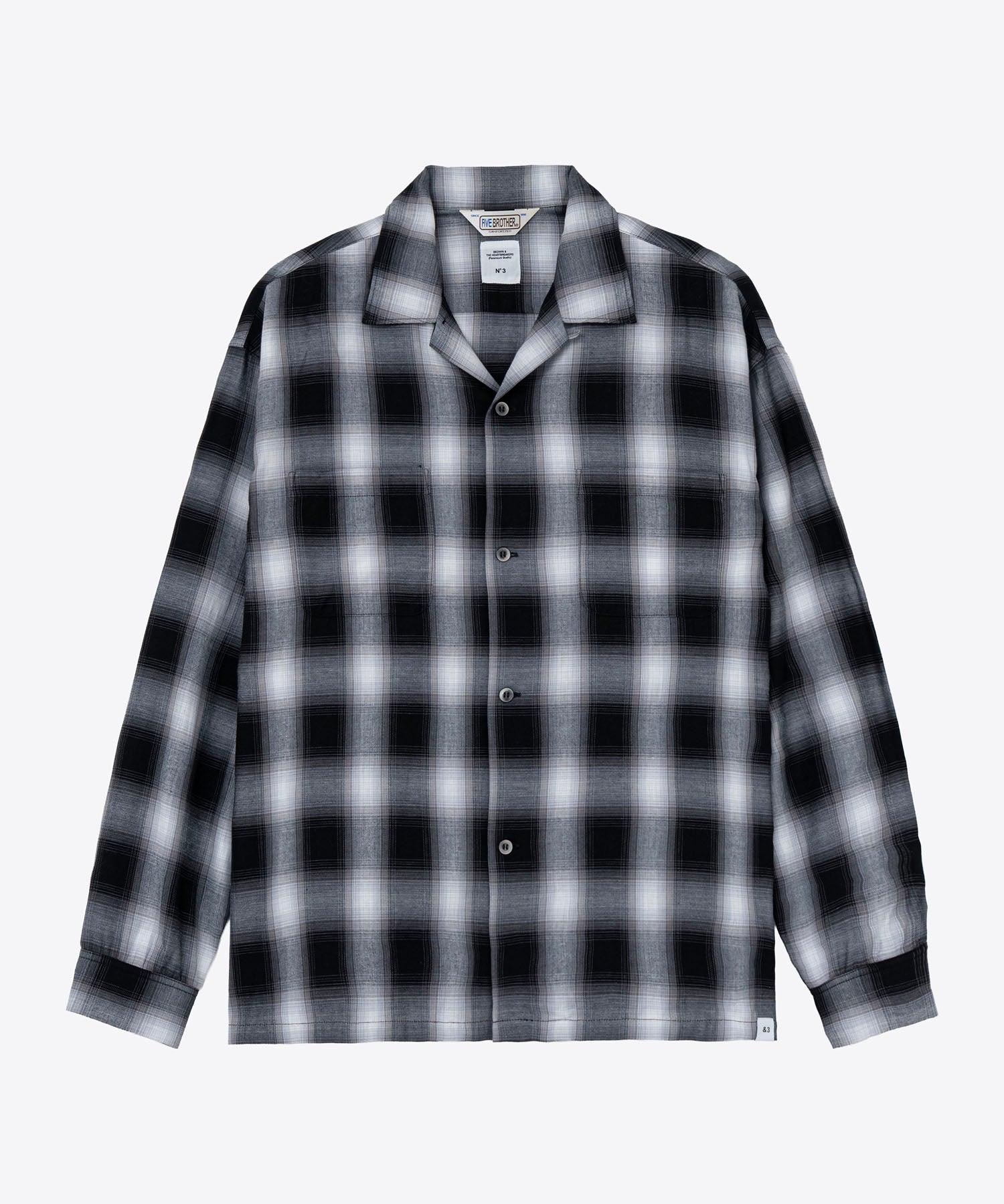 PERSEVERE L/S CHECK SHIRTS パーシビア チェックシャツ FIVE BROTER Ex. L/S CHECK SHIRT 