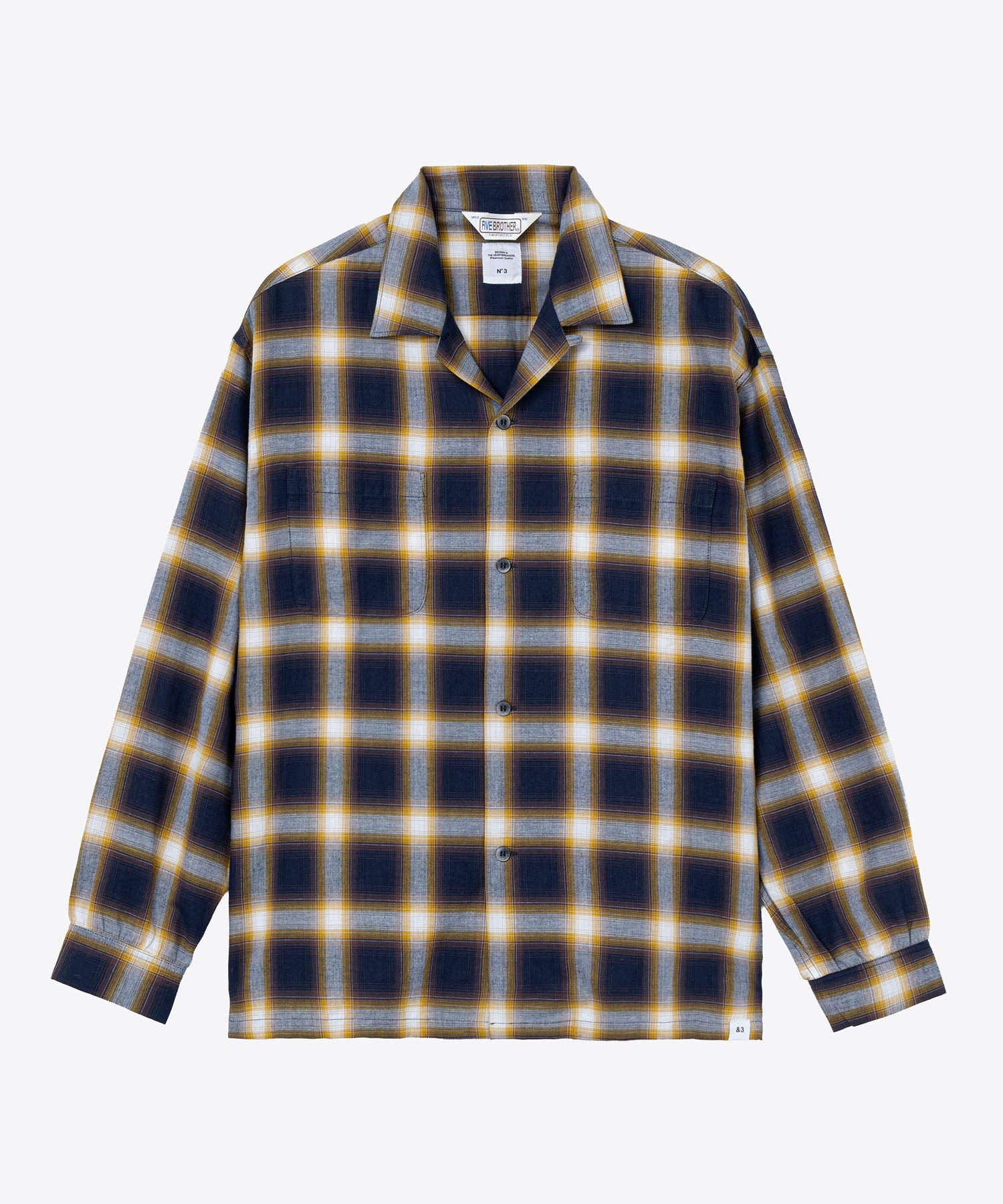 FIVE BROTER Ex. L/S CHECK SHIRT FIVE BROTER Ex. L/S CHECK SHIRT