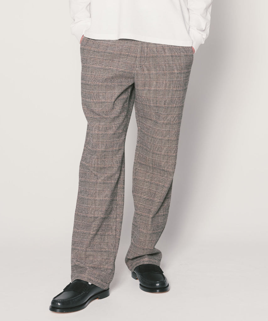 10L GLEN CHECK SLIM PANTS "BOEN"