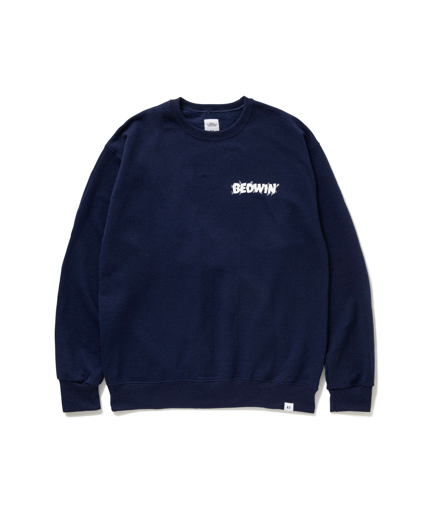 L/S PRINTED C-NECK SWEAT "KING"