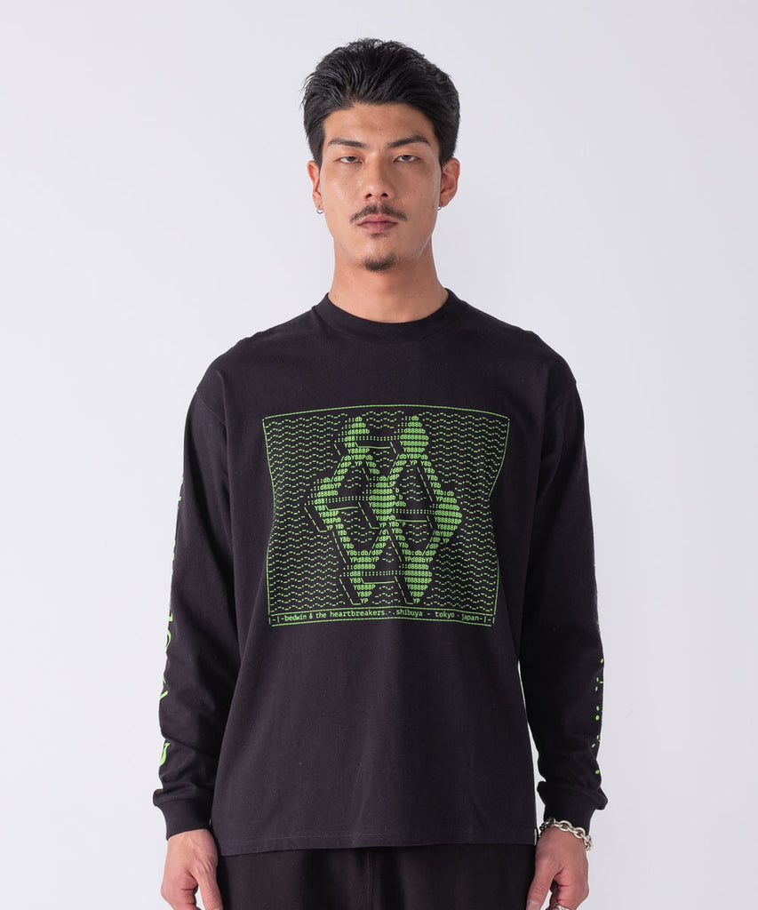L/S PRINTED TEE "JAH"