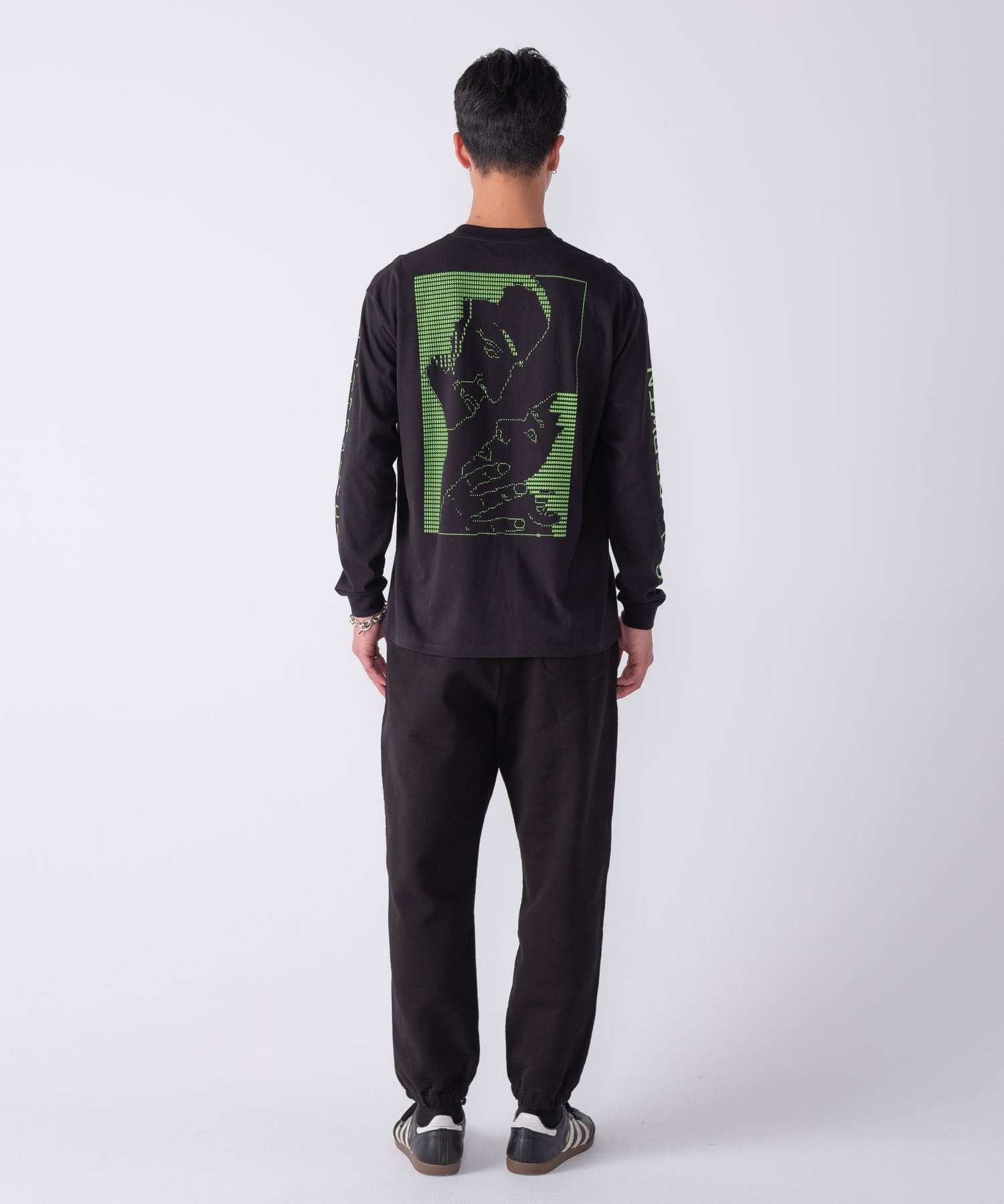 L/S PRINTED TEE 