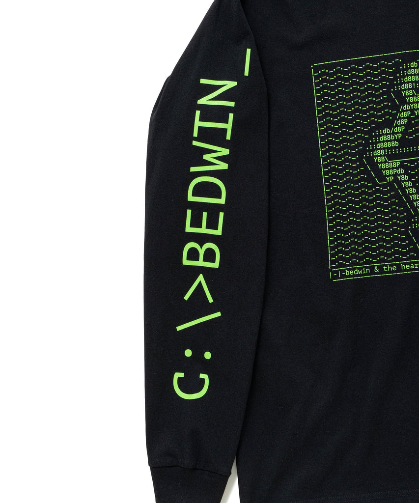 L/S PRINTED TEE "JAH"