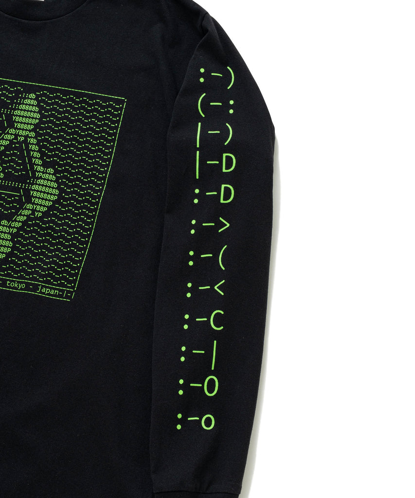 L/S PRINTED TEE "JAH"