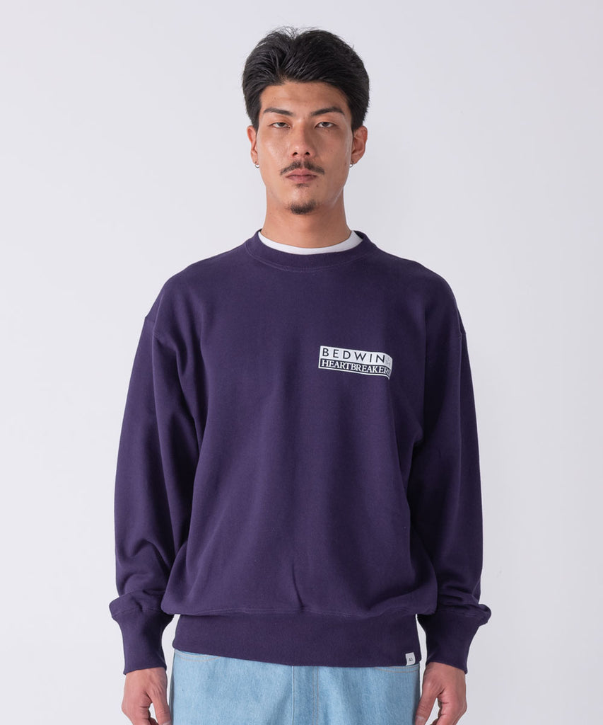 L/S PRINTED C-NECK SWEAT "M.GORE"