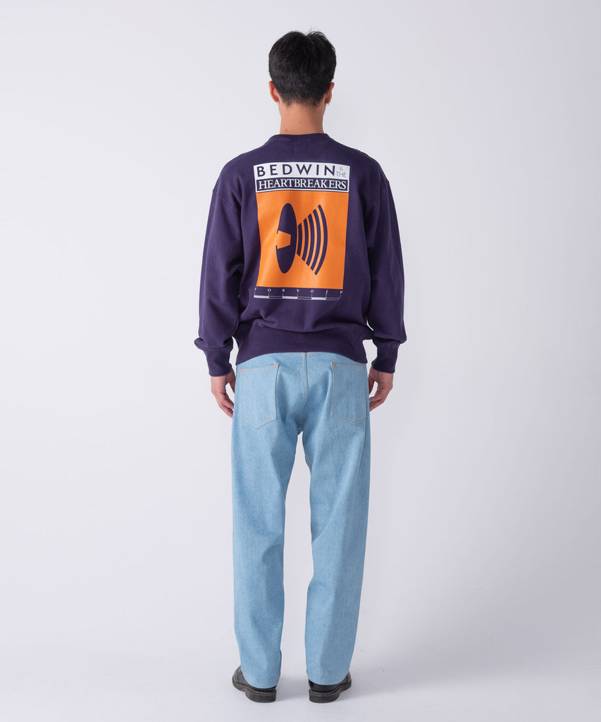 L/S PRINTED C-NECK SWEAT "M.GORE"