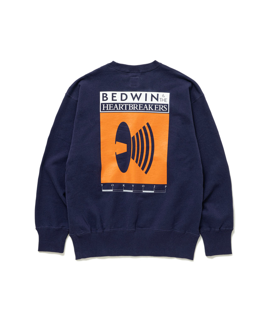 L/S PRINTED C-NECK SWEAT "M.GORE"