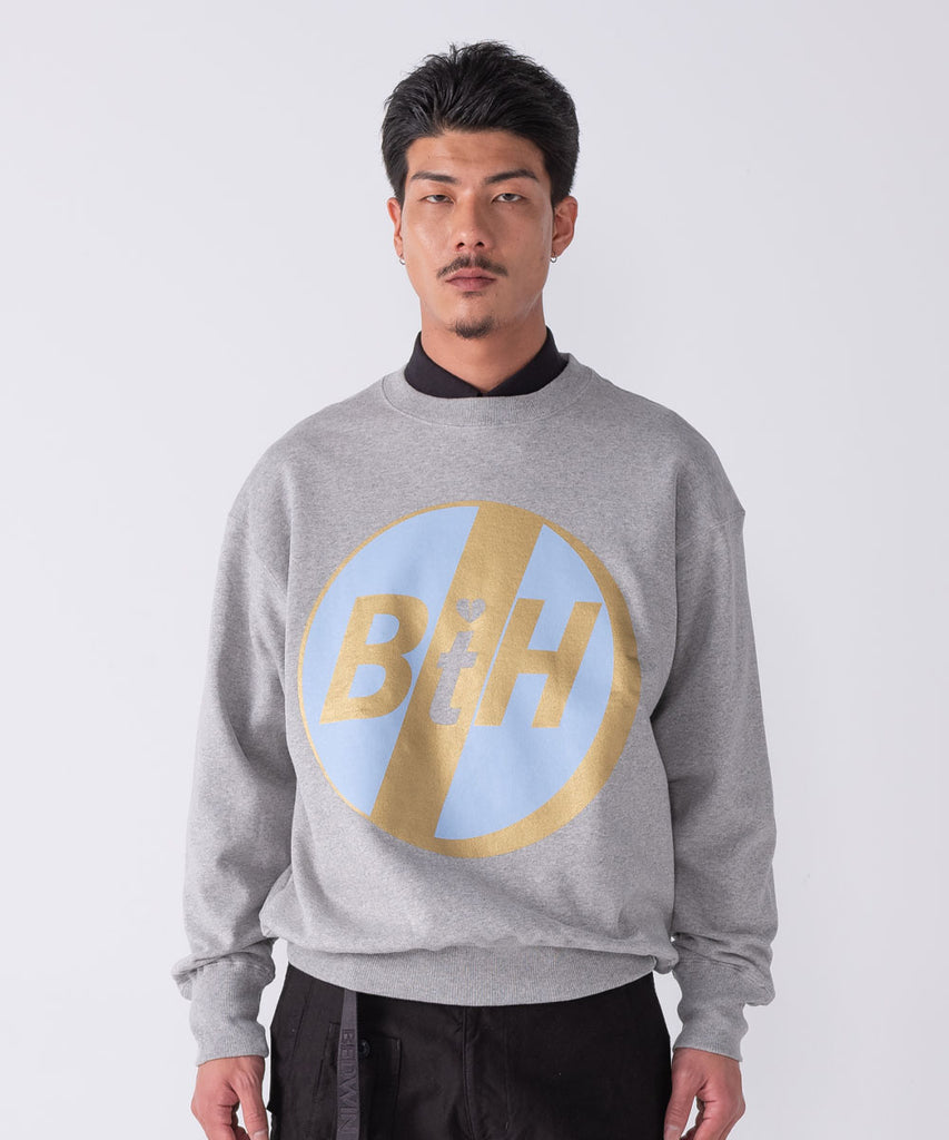 L/S PRINTED C-NECK SWEAT "WOBBLE"