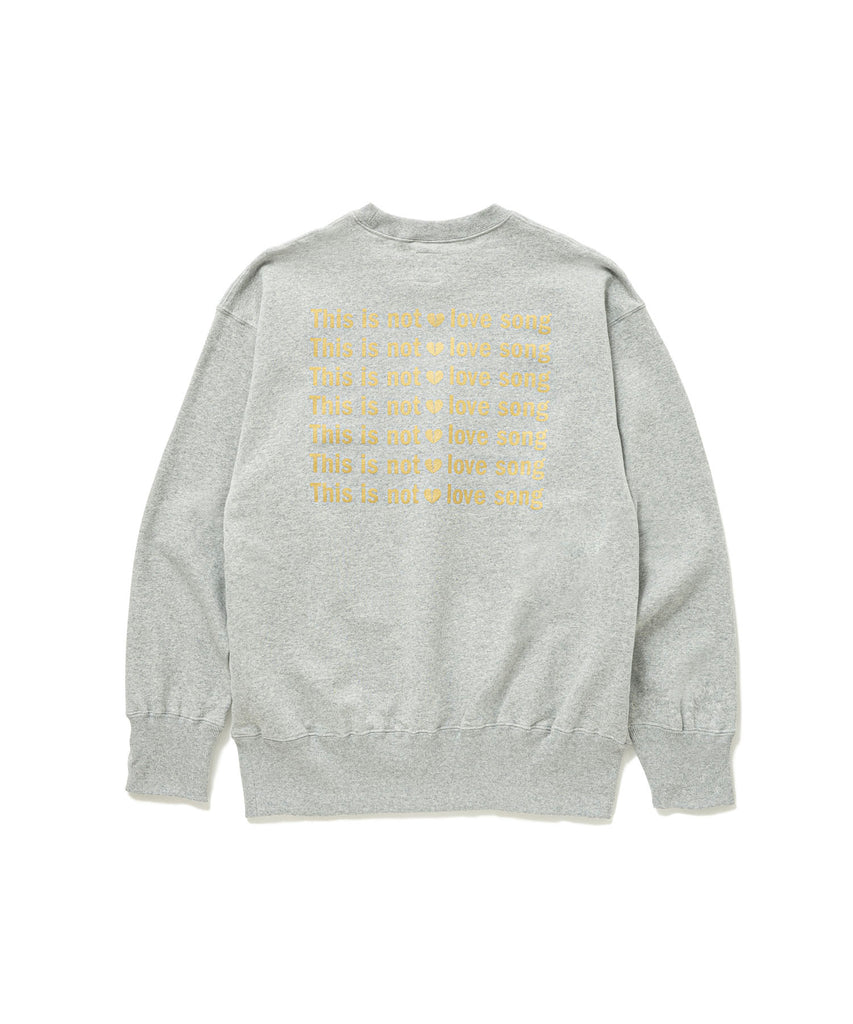 L/S PRINTED C-NECK SWEAT "WOBBLE"