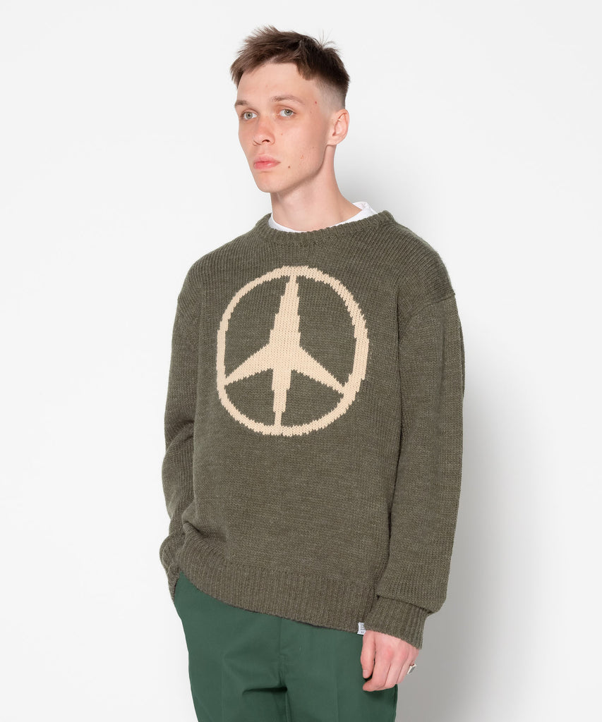 L/S C-NECK JACQUARD SWEATER "DOYLE"