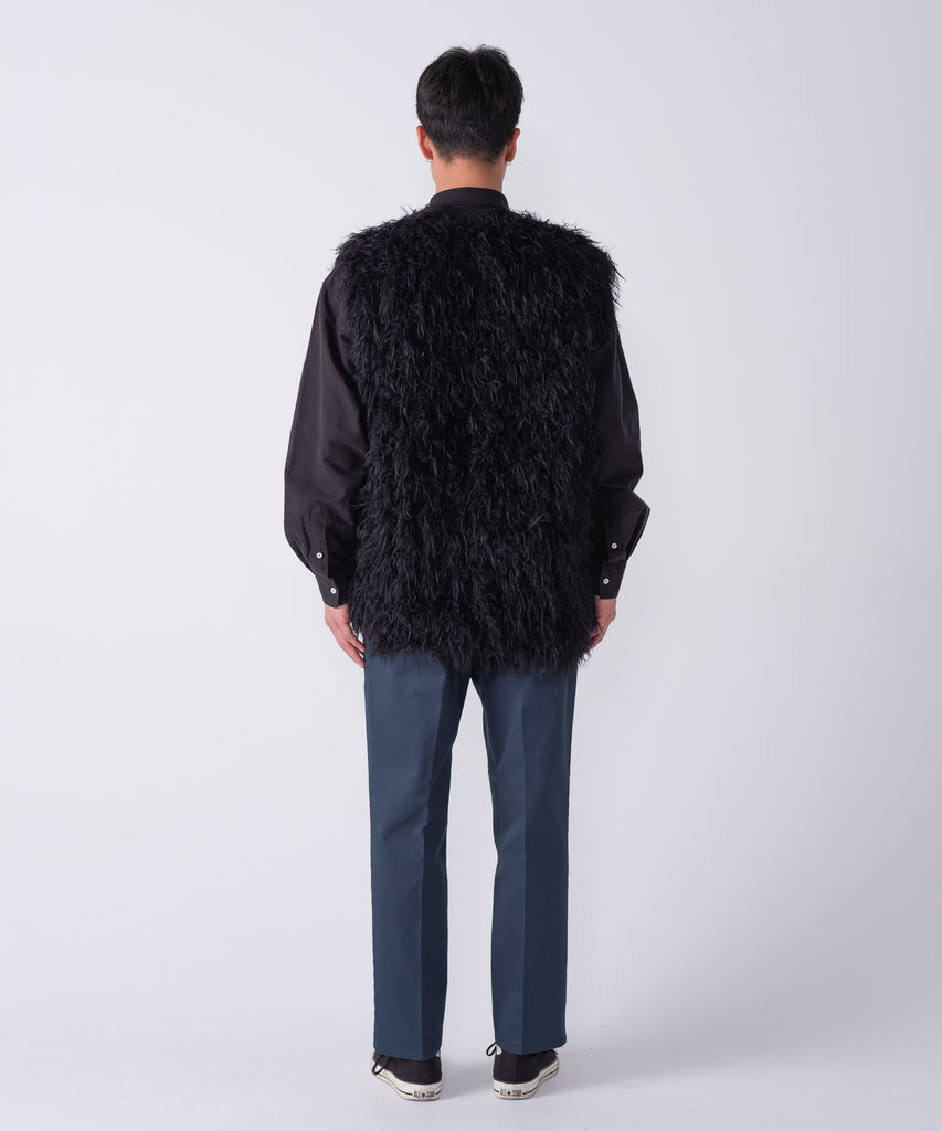 LONG HAIR MOHAIR VEST "CHEWIE"