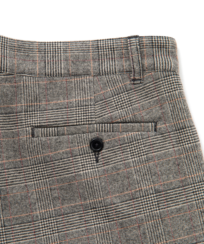 10L GLEN CHECK SLIM PANTS "BOEN"