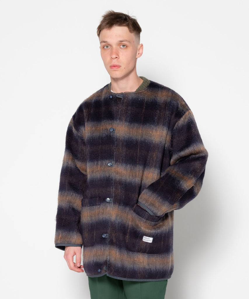 REVERSIBLE SHAGGY COAT "DENZEL"