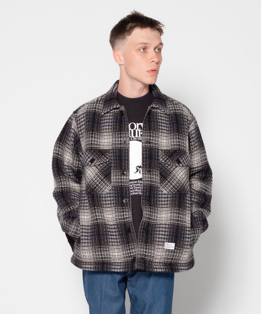 L/S WAFFLE CHECK SHIRT JACKET ´VRONSKY´-