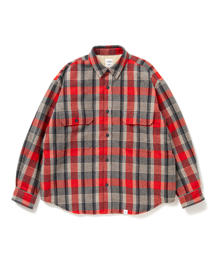 L/S WOOL CPO SHIRT JACKET "RICHARDS"