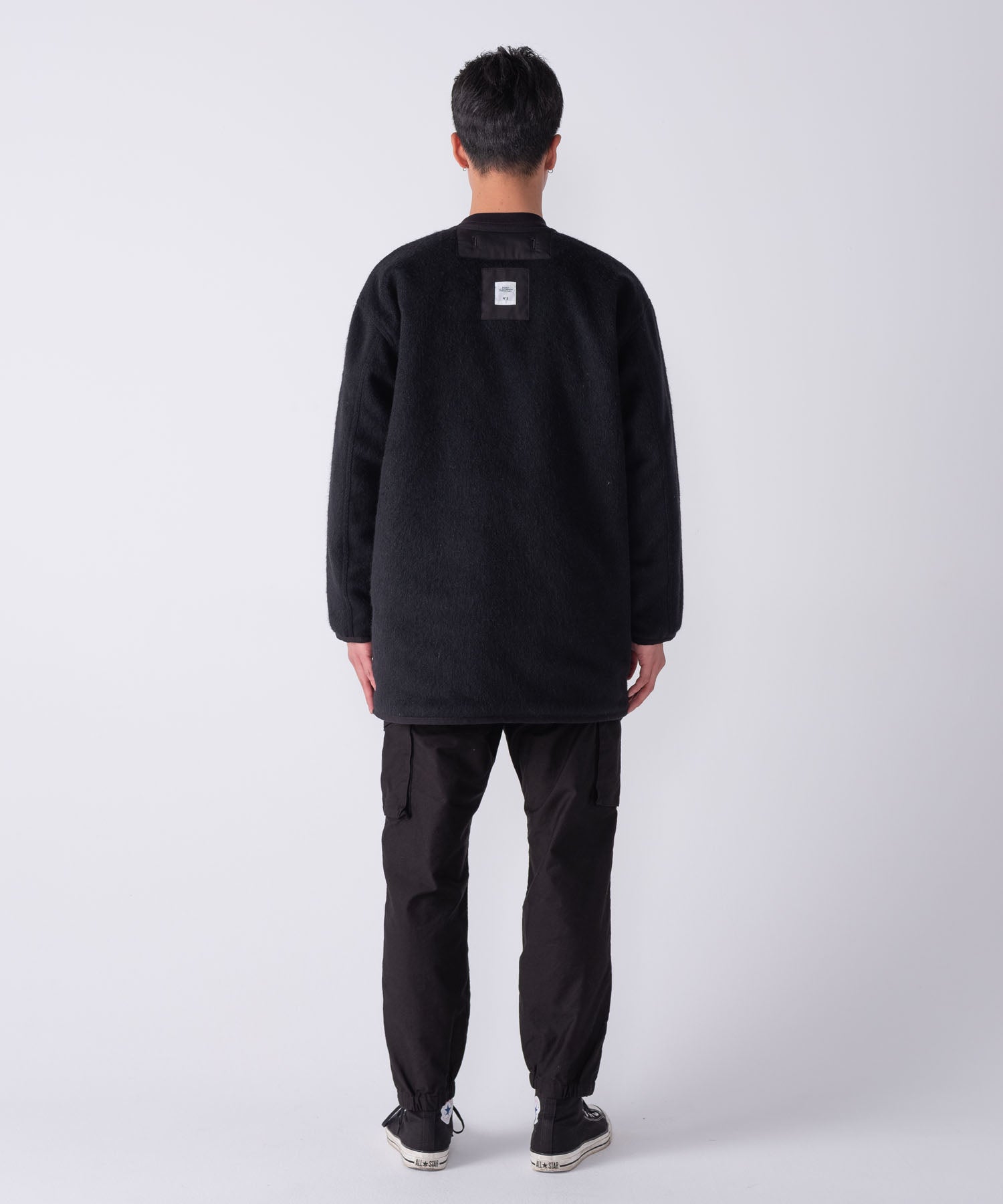 ベドウィン BEDWIN メルトン Pコート 黒 Mサイズ 裏地キルティング 冬 BEDWIN THE HEARTBREAKERS/ベドウィン アンド ザ ハート