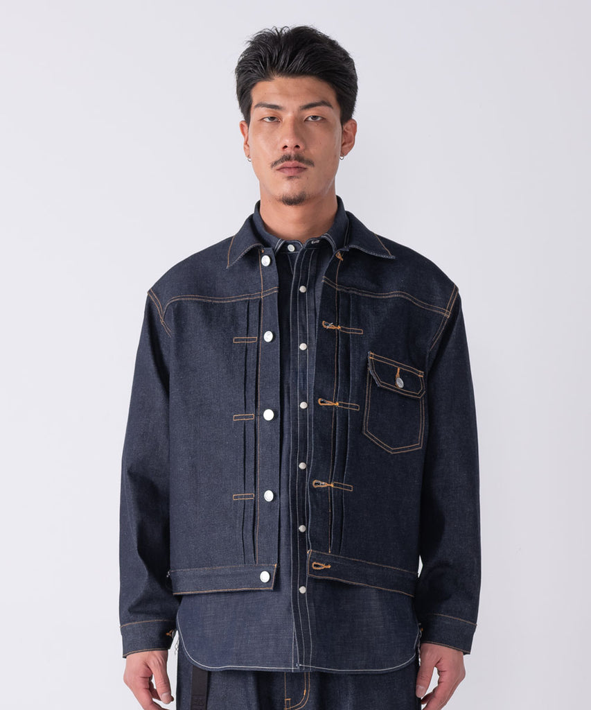 RAW DENIM JACKET "CASSIDY"