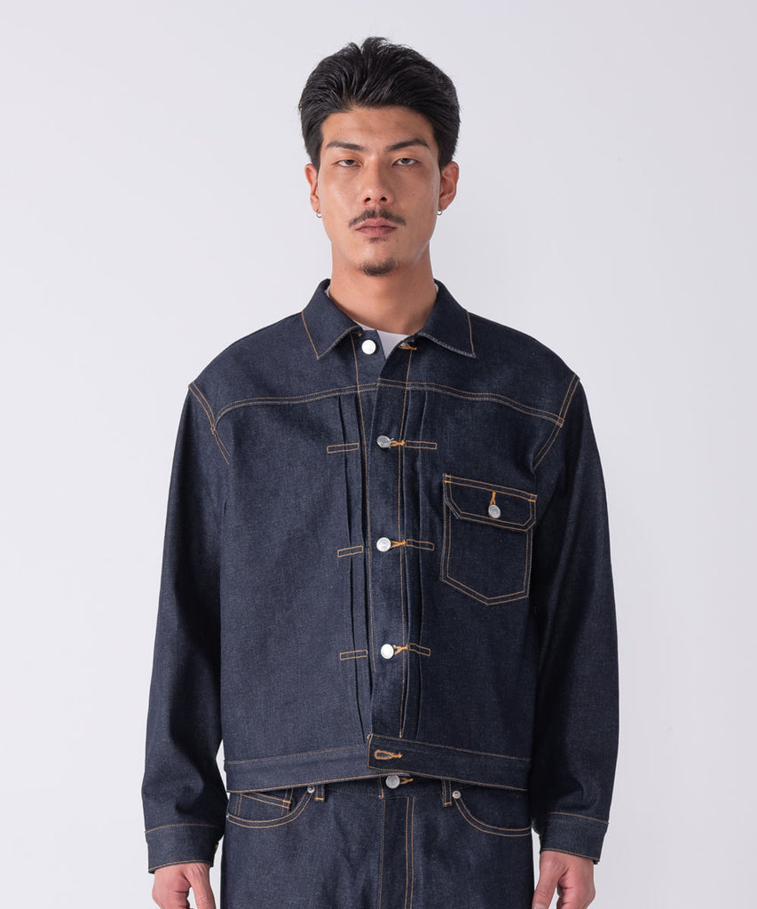 RAW DENIM JACKET "CASSIDY"