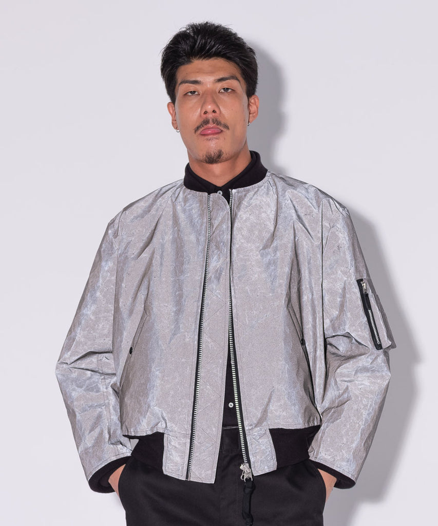 REFLECTIVE TYPE MA-1 JACKET "DUFFY"