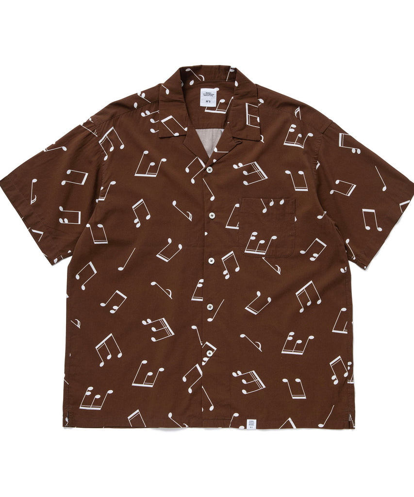 S/S OPEN COLLAR ALOHA SHIRT "ROGERS"
