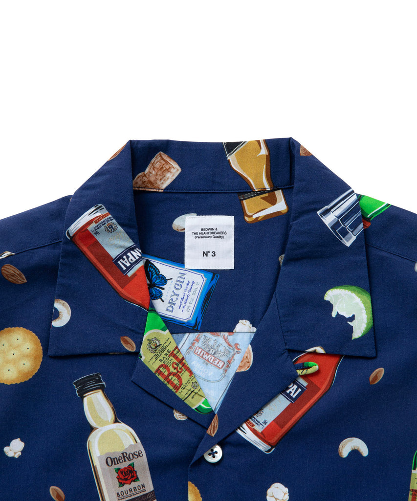 L/S OPEN COLLAR ALOHA SHIRT "ROGERS"