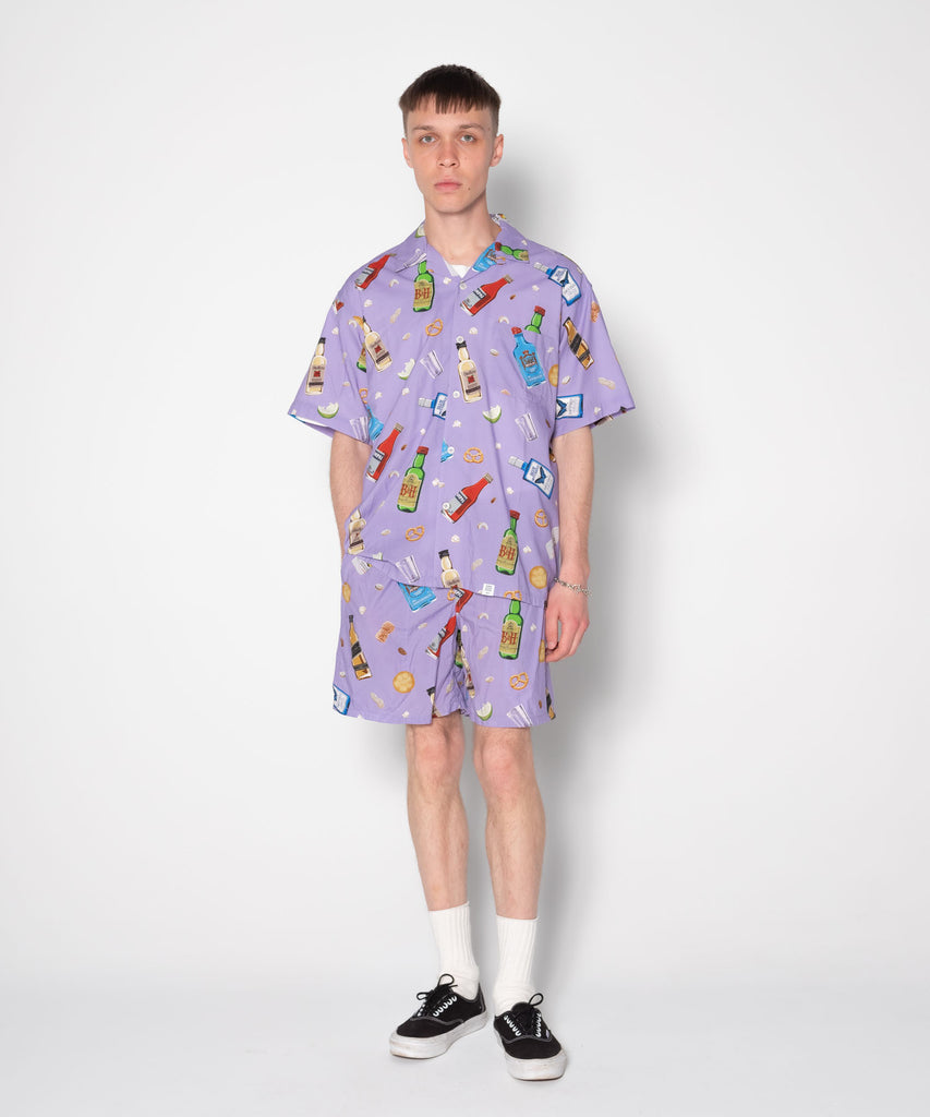 S/S OPEN COLLAR ALOHA SHIRT "ROGERS"
