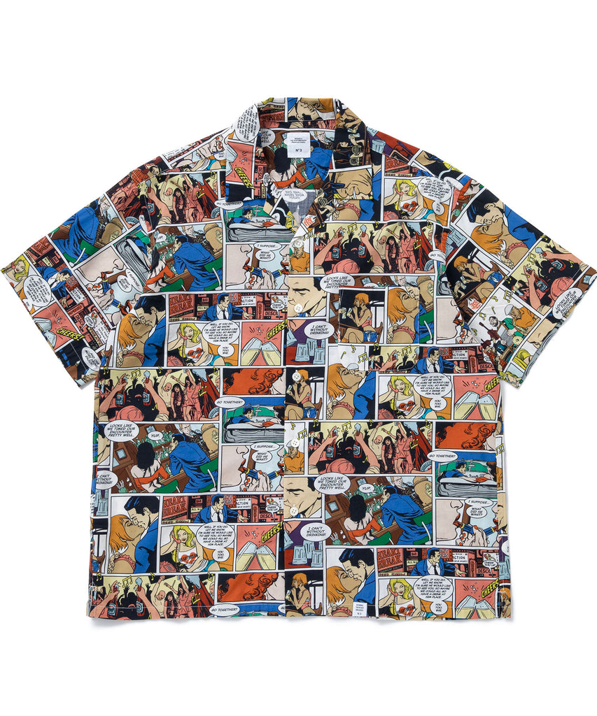 S/S OPEN COLLAR ALOHA SHIRT "ROGERS"
