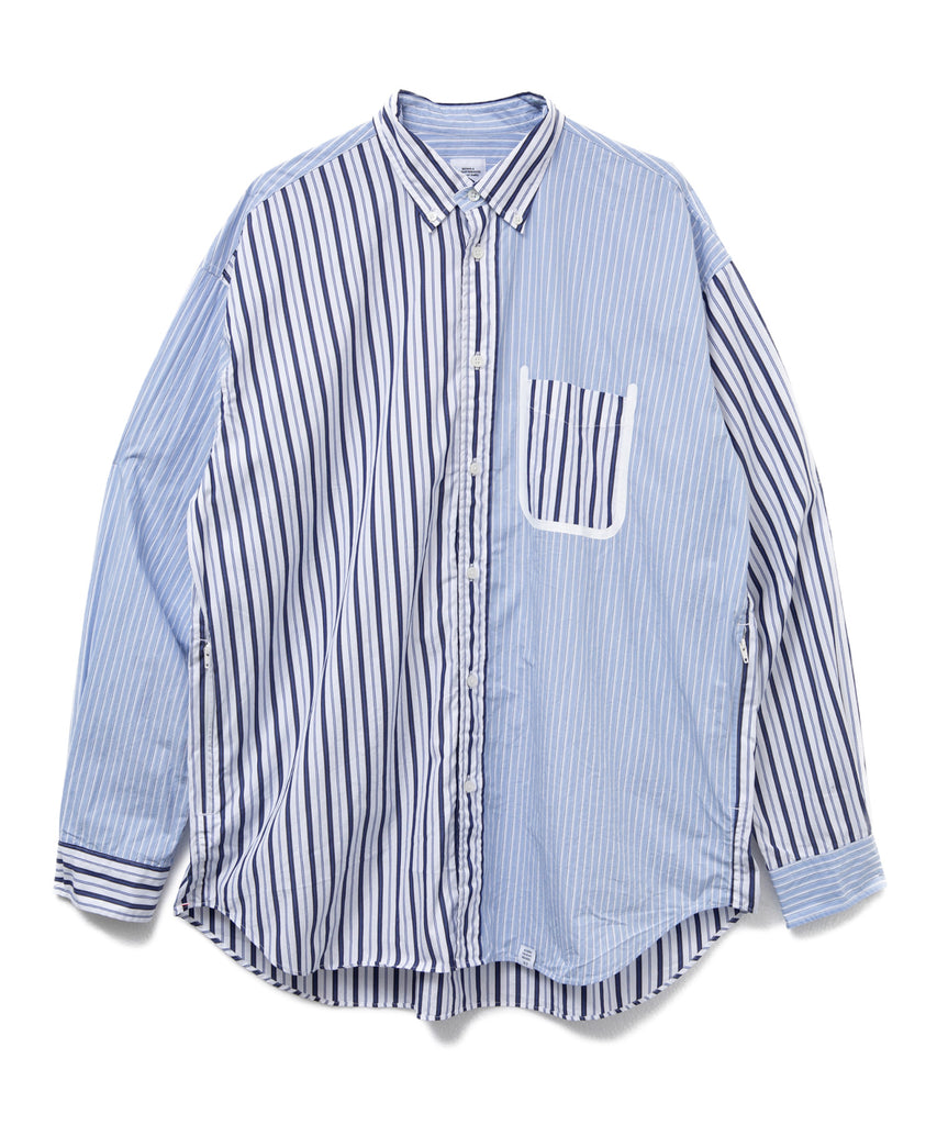 L/S STRIPE BIG SHIRT "EWAN"