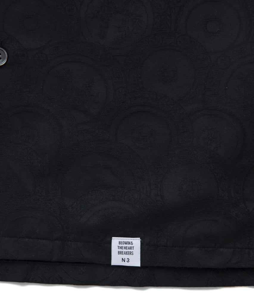 L/S OPEN COLLAR JACQUARD SHIRT "CAMERON"