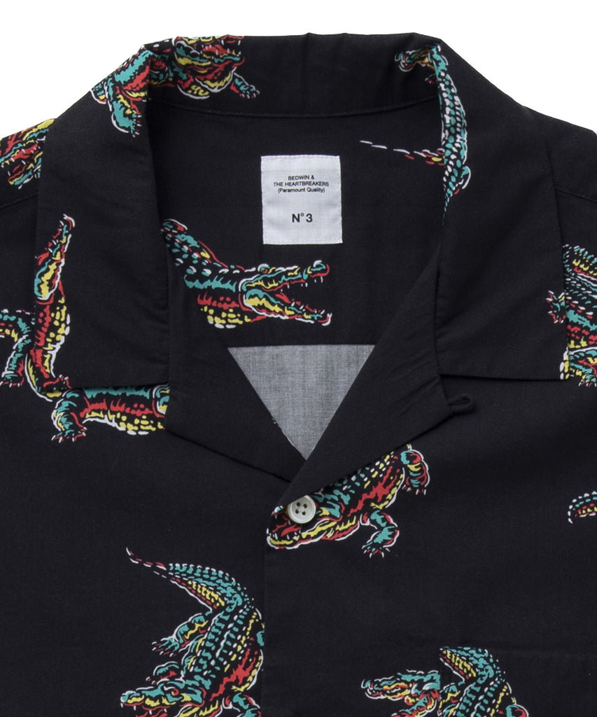 S/S OPEN COLLAR ALOHA SHIRT "ROGERS"