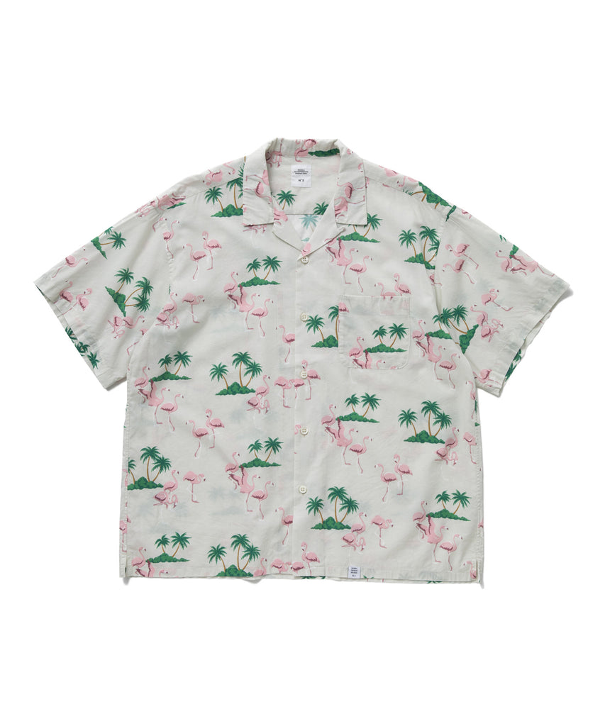 S/S OPEN COLLAR ALOHA SHIRT "ROGERS"