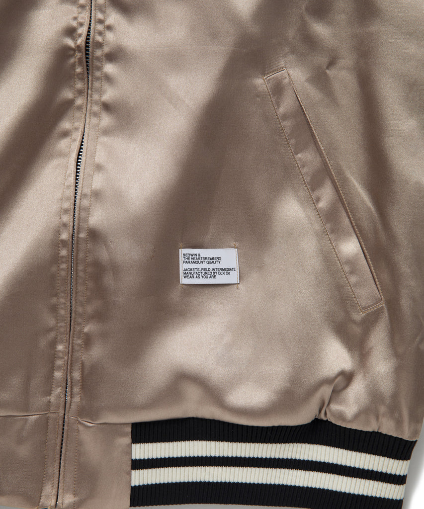 L/S SATIN JACKET "MCKNIGHT"